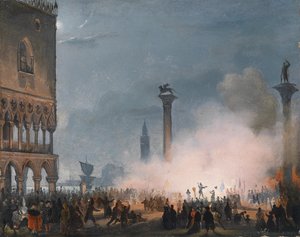 Venedig, Piazzetta om natten